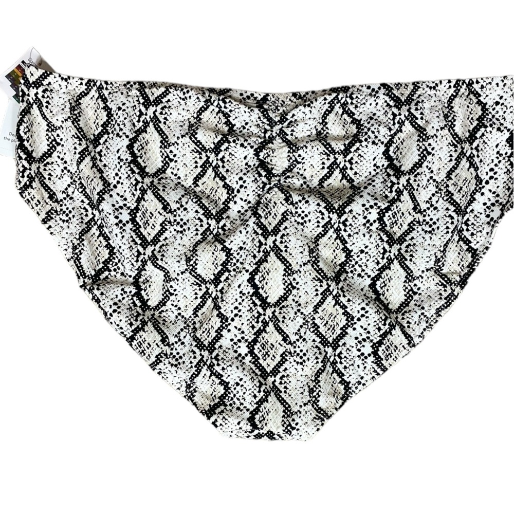 Time and Tru Mid-Rise Bohemian Snake Print Bikini Bottom NWT (AA) - Picture 5 of 11